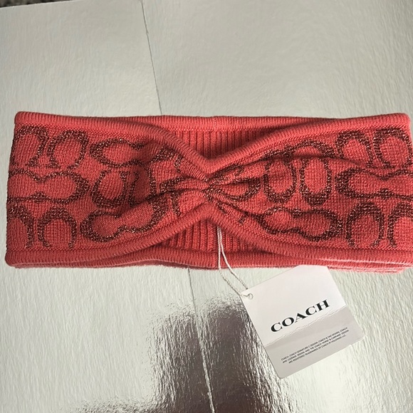 COACH SIGNATURE KNIT HEADBAND - Picture 1 of 3